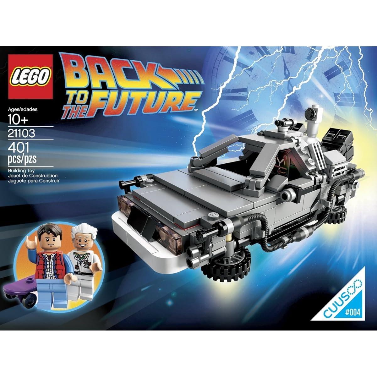 LEGO 21103 The DeLorean Time Machine Building Set Back to the Future DeLorean Time Machine Set [Parallel Import]