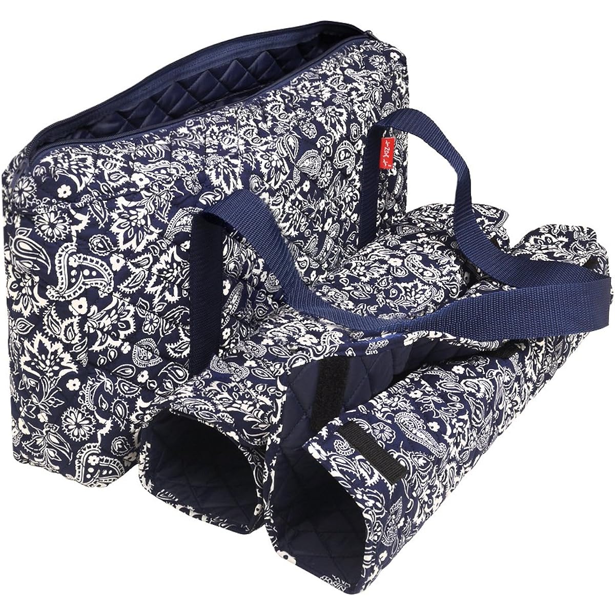NEW! - Empty Mahjong Bag - Paisley Blue Soft Bag by Linda Li™ - Empty Bag Only