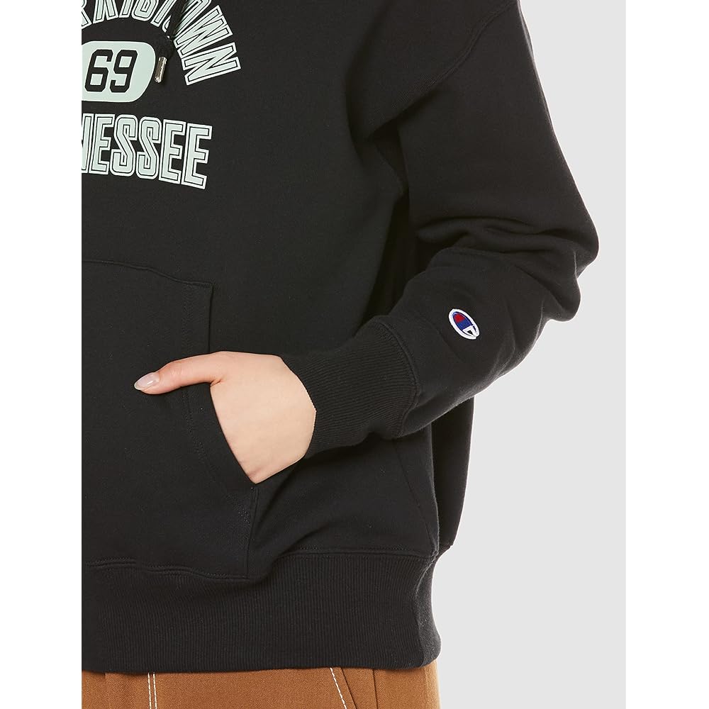 [Champion] Hoodie College Graphic Print Relaxed Fit Hooded Sweatshirt Women's Basic CW-V105