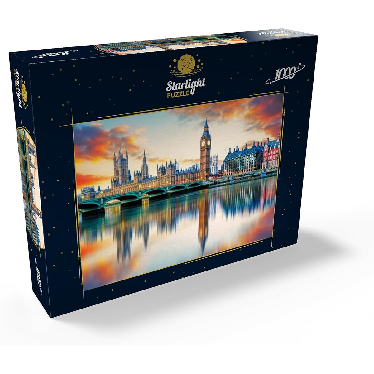 Big Ben and Houses of Parliament London England - Premium 1000 Piece Jigsaw Puzzle for Adults