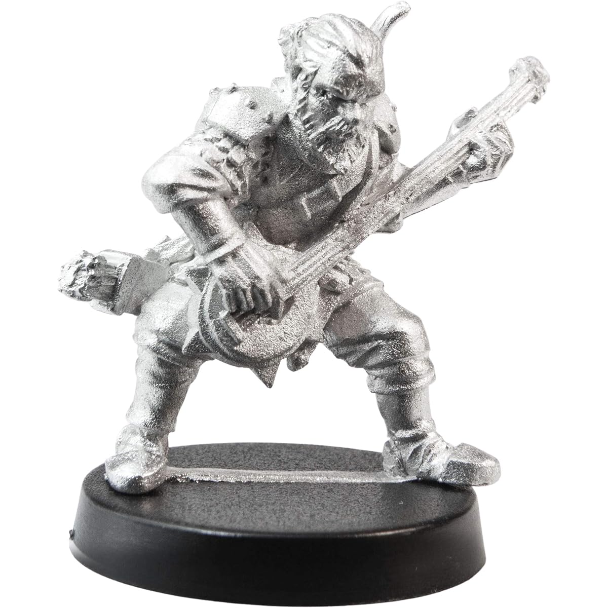 Stonehaven Miniatures Men's Human Hair Bird Miniature Figurine 33mm - 100% Pewter Metal - with Slotted Creator Base - 28mm Scale for Tabletop War Games - Designed & Made in the USA
