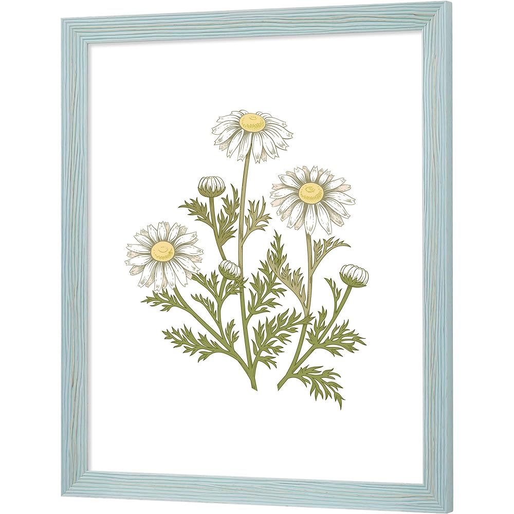 Larson Joule Picture Frame Wave A4 (inner size 299x212mm) Light Blue