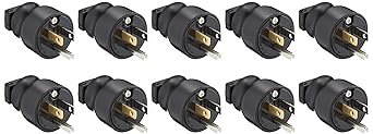 Panasonic Tough Cap Ground 2P Black WF5015B 10 pieces