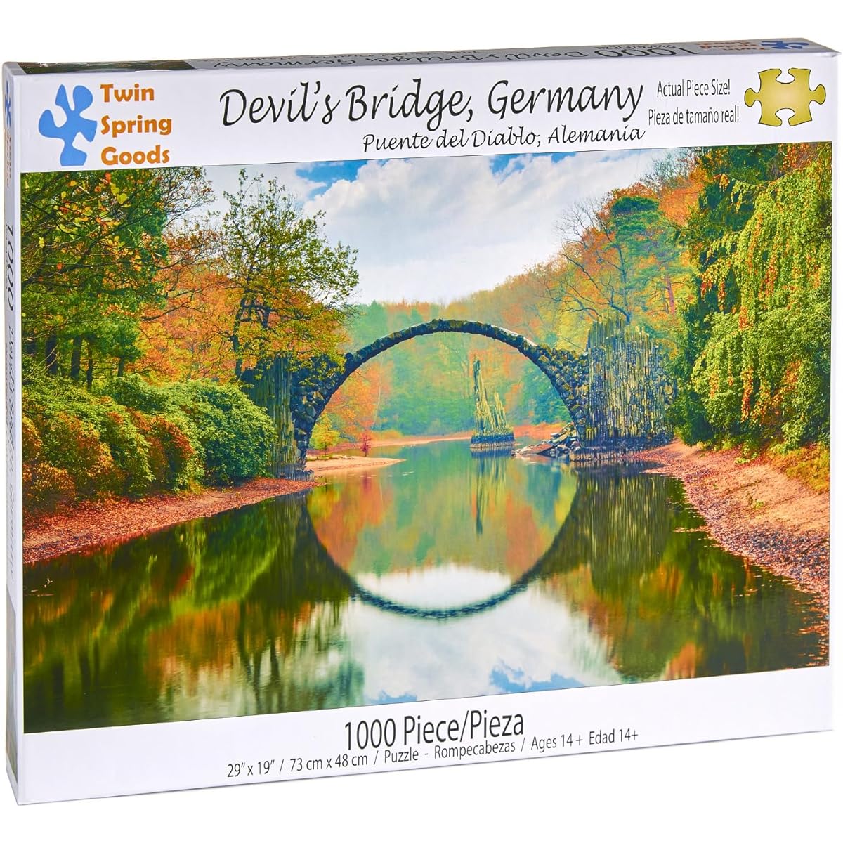 Devil's Bridge Germany Twin Spring Goods 1000 Piece Jigsaw Puzzle 1,000 Piece