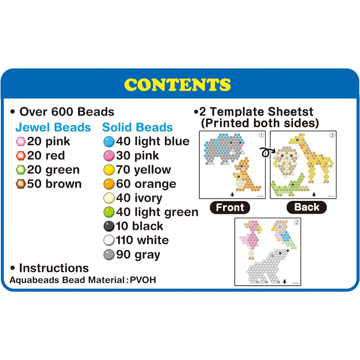 AquaBeads Zoo Life Set Craft Beads
