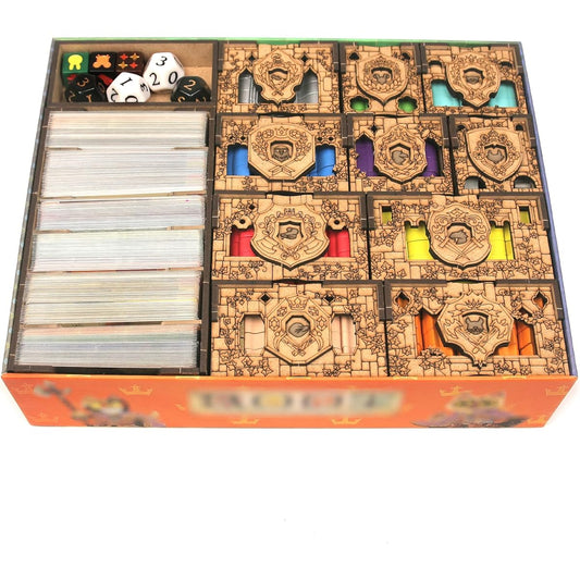 TowerRex Board Game Organizer for Loot Board Game Box, Loot Expansion, Loot Underworld Expansion, Loot Riverfork Expansion, Loot Marauders Expansion, Loot Clockwork Expansion, Loot Tokens and Cards