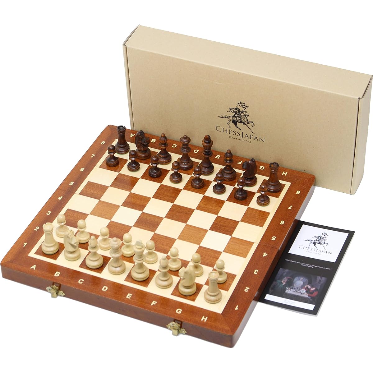 ChessJapan Chess Set Tournament No.3 35cm Wooden