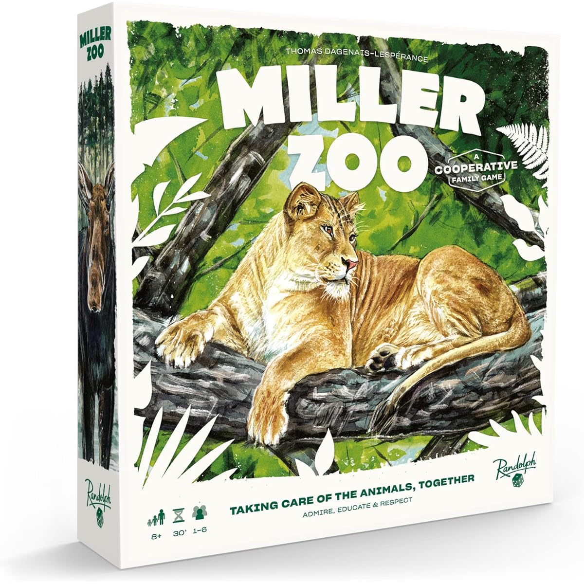Miller Zoo | Family Friendly Cooperative Strategy Game | Ages 8+ | 1-6 Players | 30 Minutes