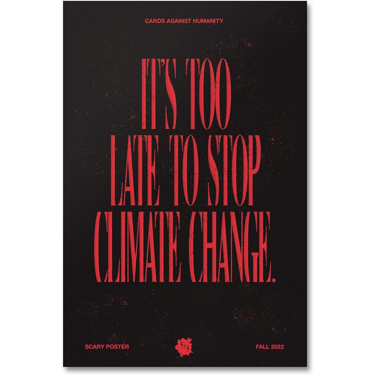 Cards Against Humany:Scary Poster 3