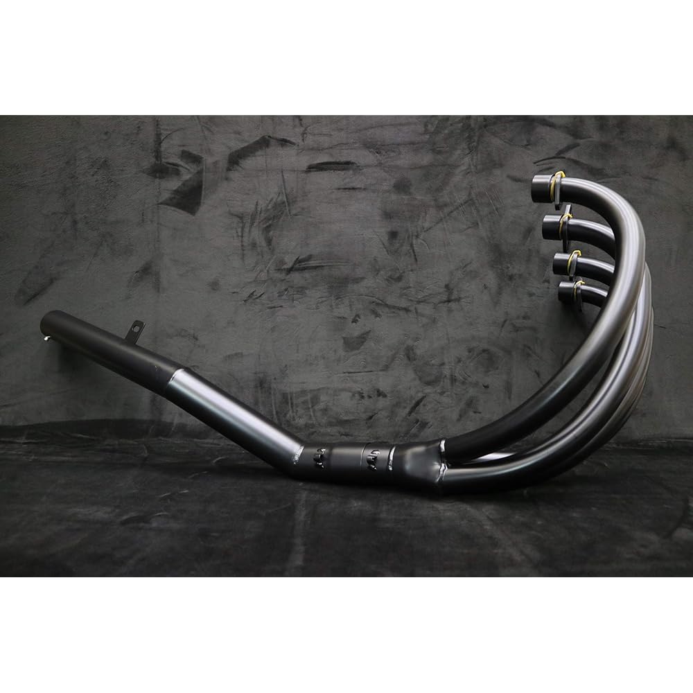 ZRX400 short tube early aluminum black 60π/muffler/ZRX400Ⅱ early late kawasaki Kawasaki Australia plated iron pipe (short tube aluminum black 60π)