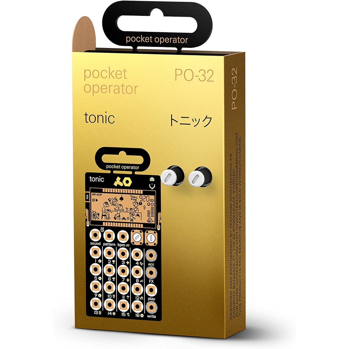 Teenage Engineering Pocket Operator Drum Machine PO-32 tonic [Regular Imported Product]