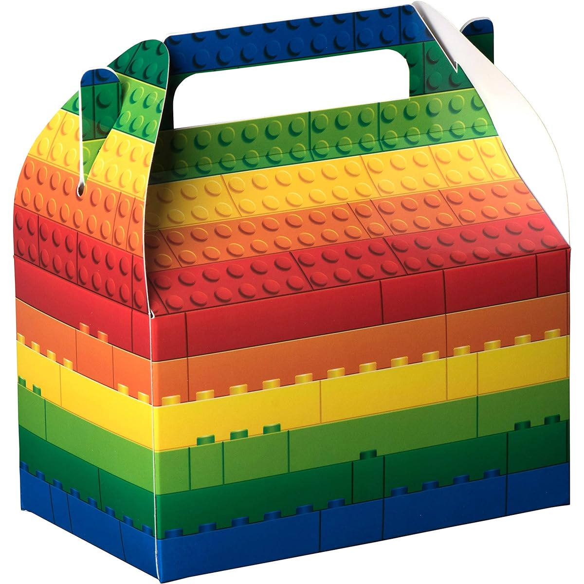 Hanmont Paper Treat Boxes, Party Favors, Candy Boxes, Cookie Boxes, Cute Designs, Perfect for Parties and Celebrations, 6.25" x 3.75" x 3.5" (Pack of 10)