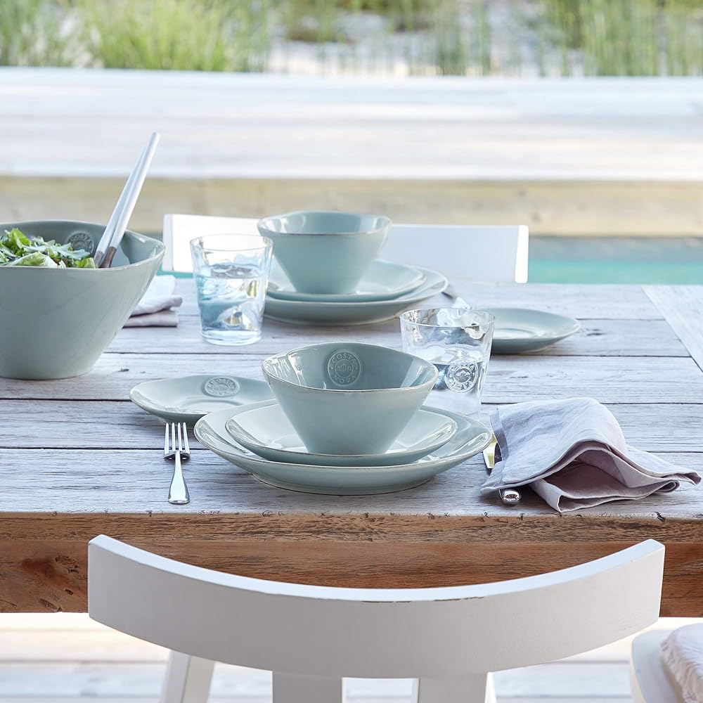[Regular Imported Product] Costa Nova Nova Salad Bowl Pot 26cm Turquoise Dishwasher Safe Microwave Safe NOS261T