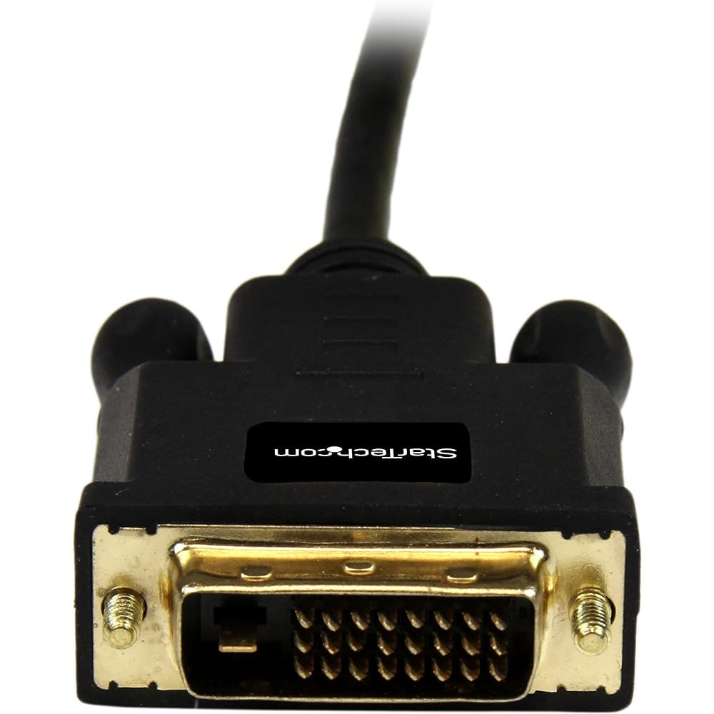 StarTech.com Mini DisplayPort to DVI Converter Cable/3m/mDP 1.2 - DVI-D Video Converter/1080p/Mini DisplayPort - DVI Single Link Video Converter/Passive Adapter Cable/Mini DP or Thunderbolt 1-2 Equipped Mac & PC to DVI Connect to display MDP2DVIMM10B