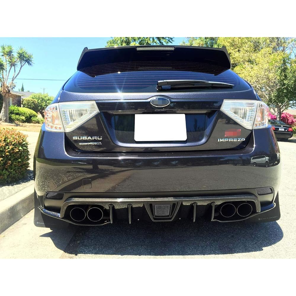 iJDMTOY Smoke Lens Rear Bumper Reflector Lens Subaru WRX STI Impreza Crosstrek OE Spec LH RH Assembly