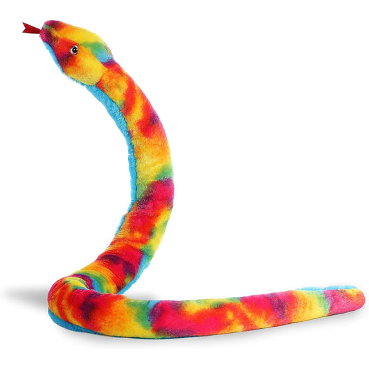 Aurora World Jungle Snake Plush, Rainbow