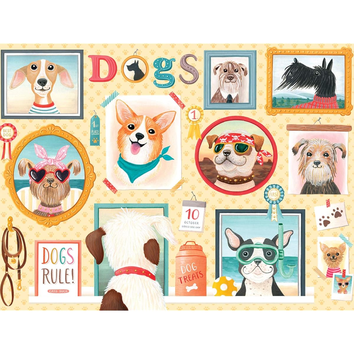 Buffalo Games – Dog Rule – 750 Piece Jigsaw Puzzle
