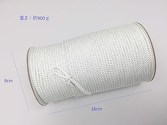 Taisei Mfg Co., Ltd. 8-stroke glass fiber braided cord Thickness: 4mm Length: 100M Bobbin winding