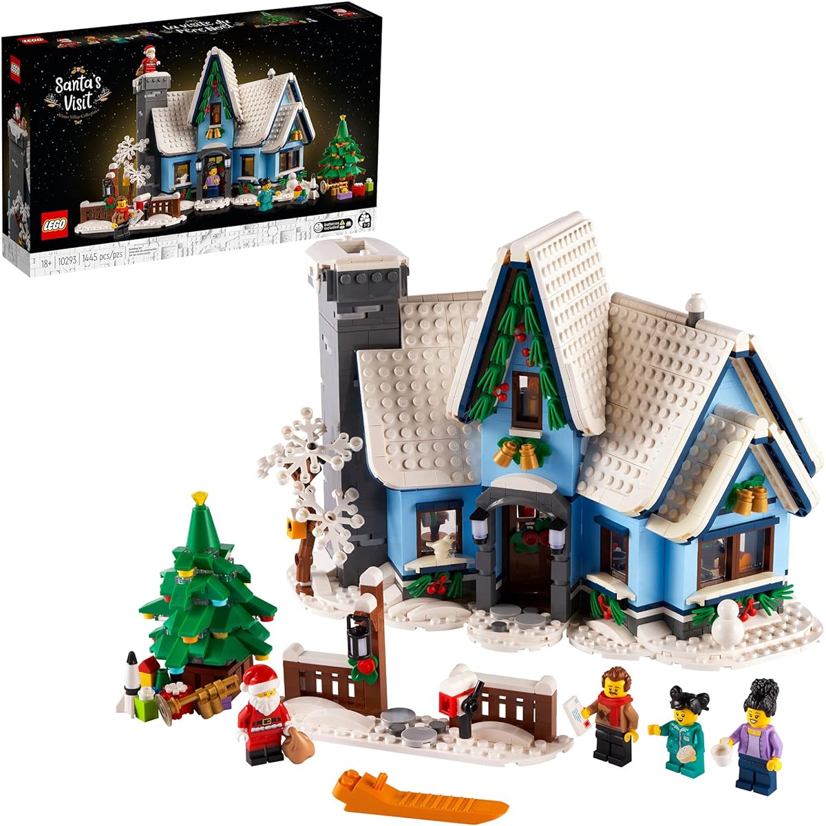 LEGO Santa's Visit 10293 Building Kit (1,445 pieces)