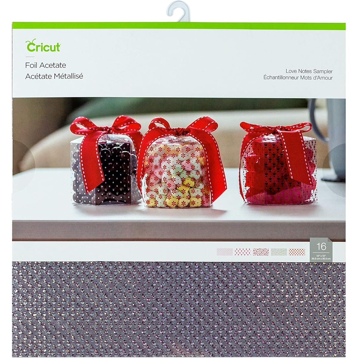 Cricut 2006309 SMPLR Love Notes 12x12(16) Acetate Foil Assortment