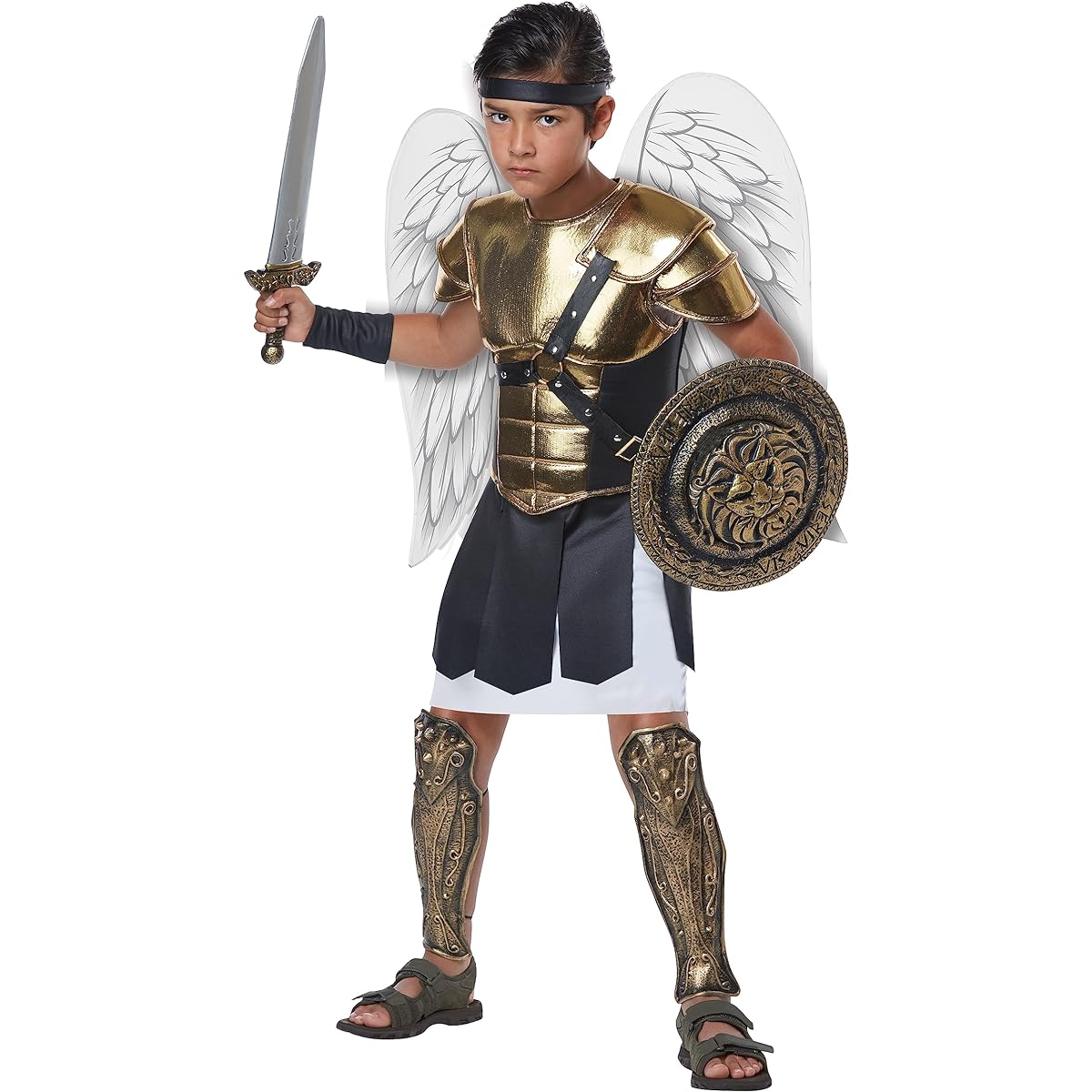 Boys archangel costume.