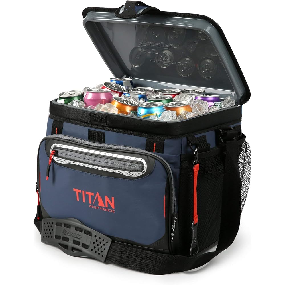 Titan Cooler Box Deep Freeze 16L 30 Can Navy