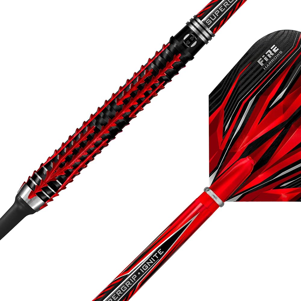 Dart Barrel Harrows [Harrows] Fire Inferno 20g (FIRE INFERNO 20g Tungsten90%) | Darts 2BA Barrel 20.0g