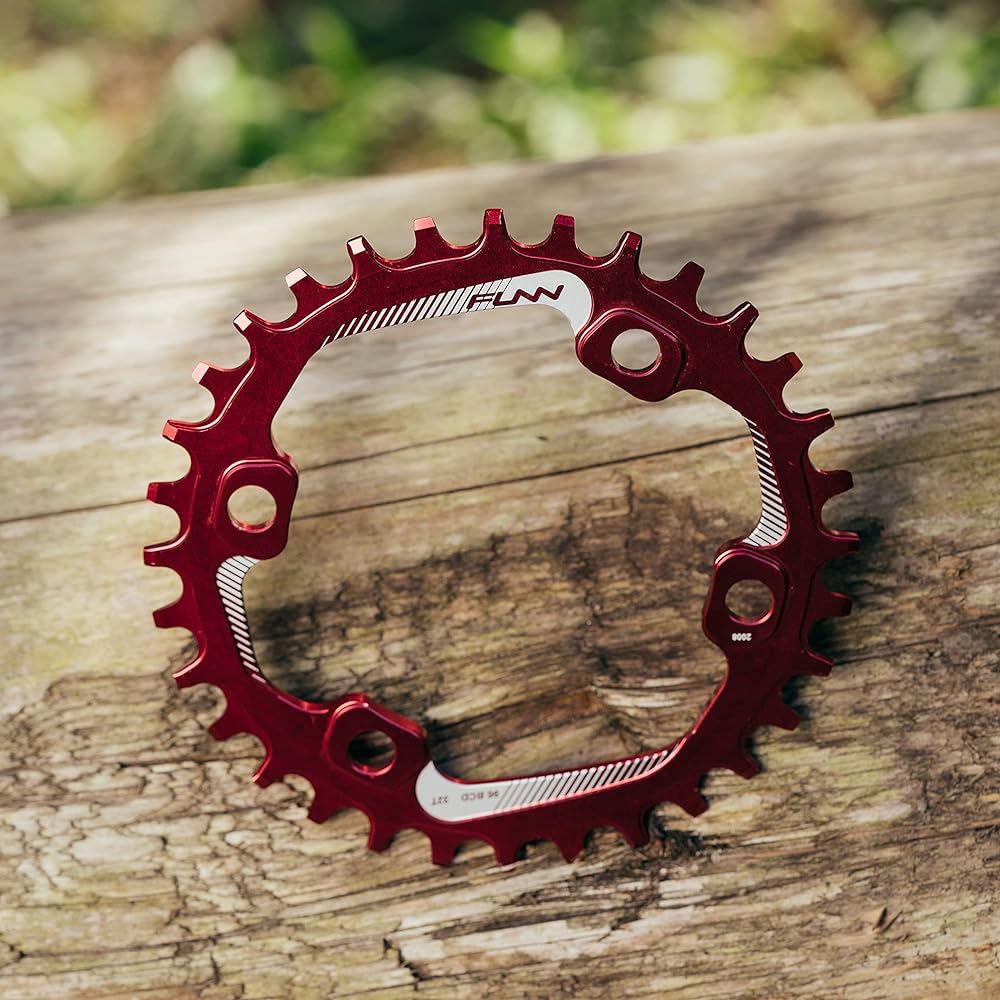 Funn Solo Narrow Wide Chainring, for Unequal Pitch 4 Arms PCD (BCD) 96mm, for Front Single