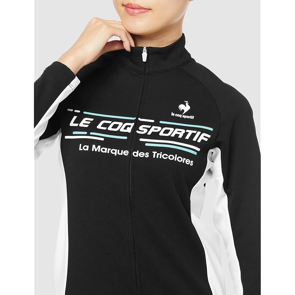 [Le Coq Sportif] Women's Long Sleeve Shirt, Cycling, Windproof, Heat Retention, Stretch
