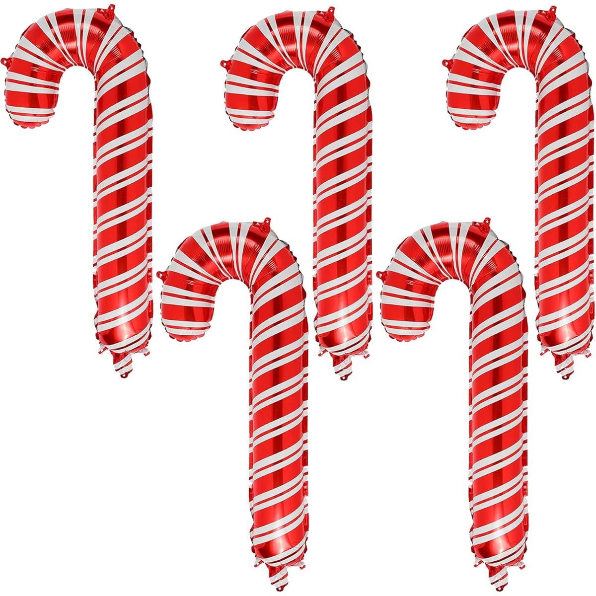 Christmas Candy Cane Balloon Aluminum Film Foil Balloon Christmas Party Home Holiday Decoration