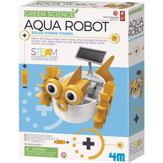 4M Aquafish Solar Hybrid Power Robot Kids Science Kit