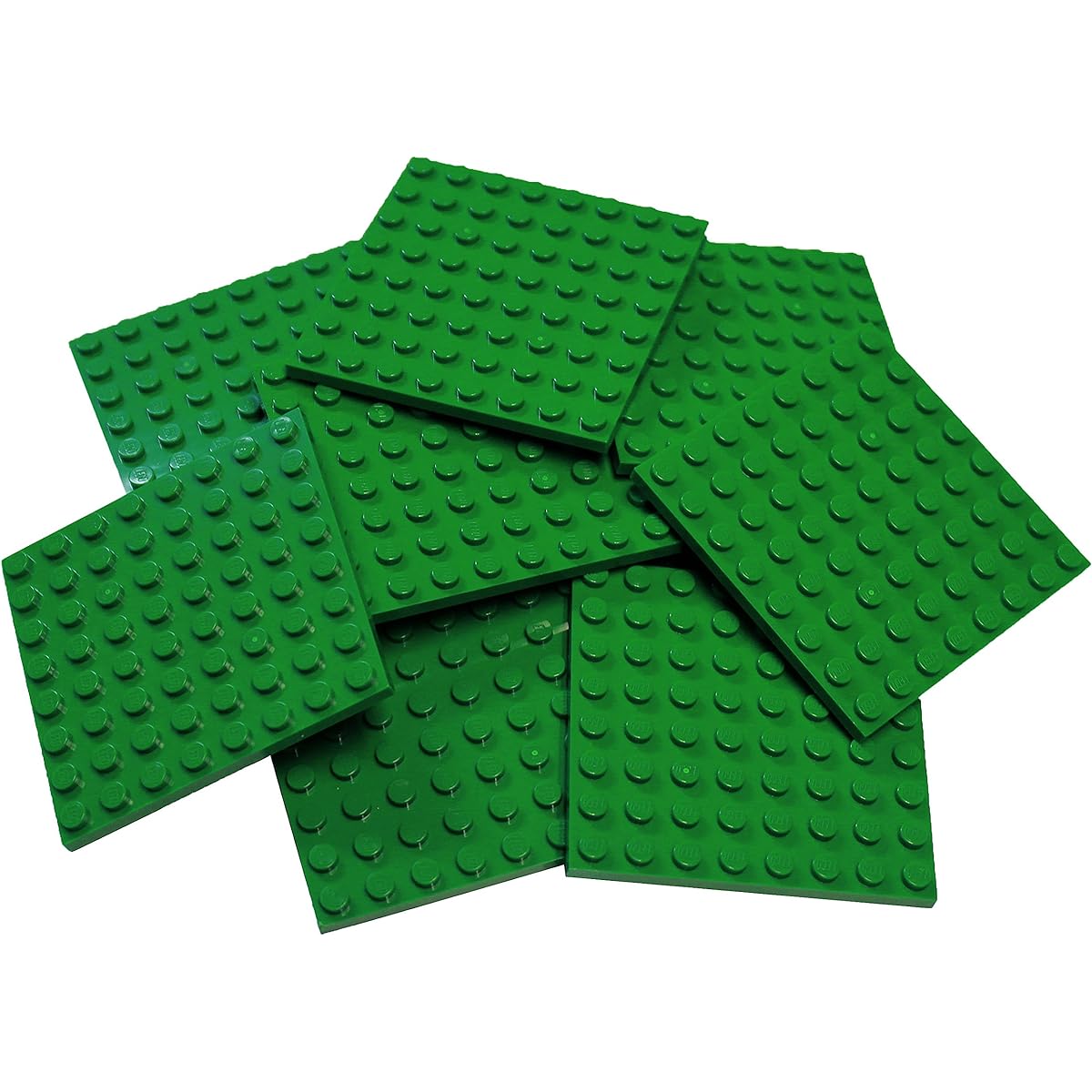 [LEGO] LEGO Parts and Pieces: Green 8x8 Plate x10 41539-Green-10 [Parallel Import]