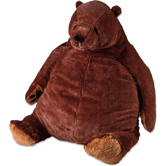 23.6 Inch Giant Simulation Bear Plush Toy Soft Hugging Pillow Stuffed Animal Doll Home Decoration Birthday Gift