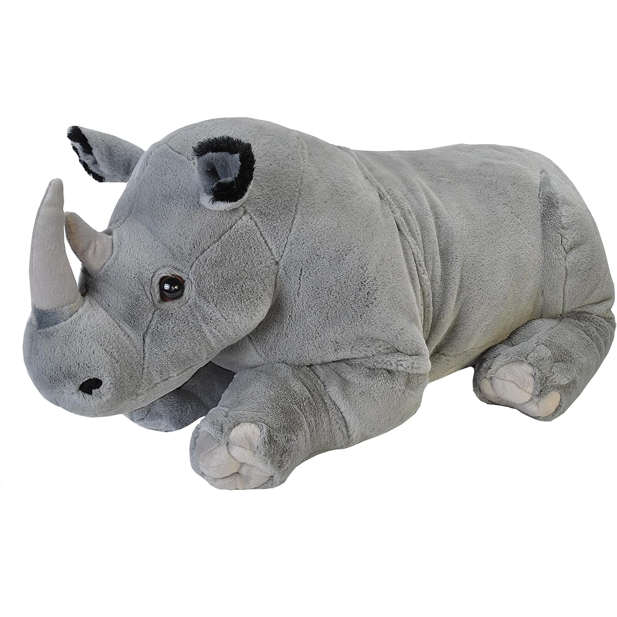 Wild Republic Jumbo Rhino Plush Toy Giant Stuffed Animal Plush Toy Gift for Kids 30 Inch