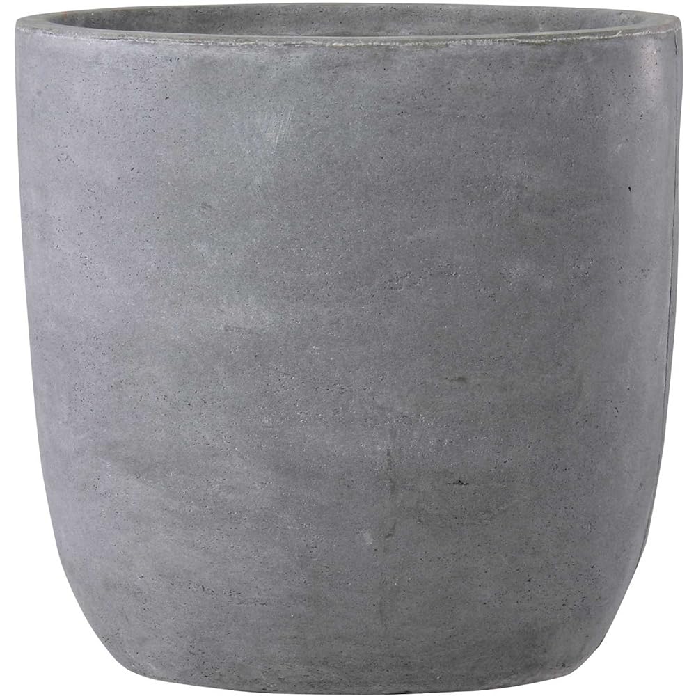 Green Pot Basque Round 43cm Gray GA-0343GY