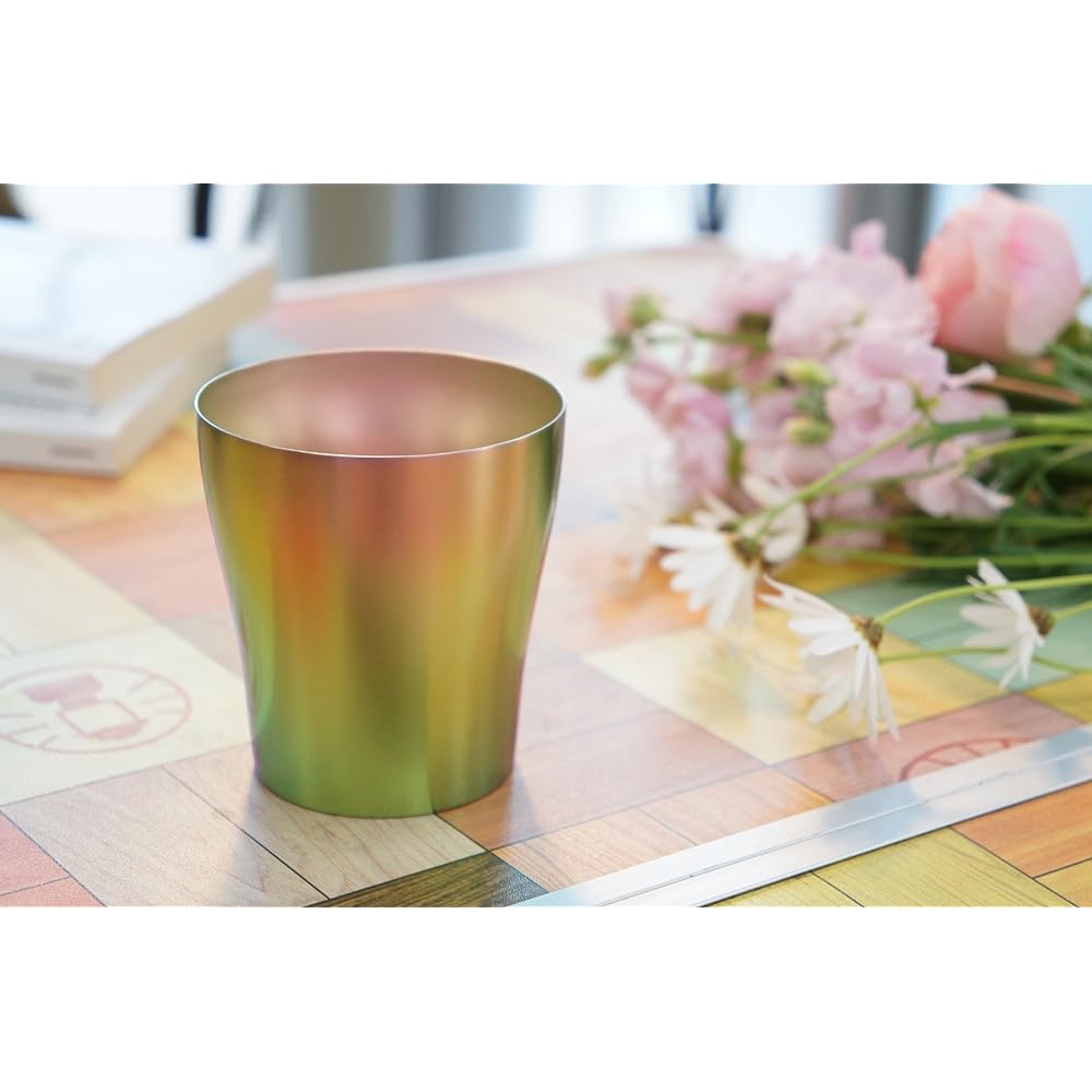 HORIE Made in Tsubame, Niigata Prefecture Titanium Double Tumbler 250cc Spring Color T15HI250