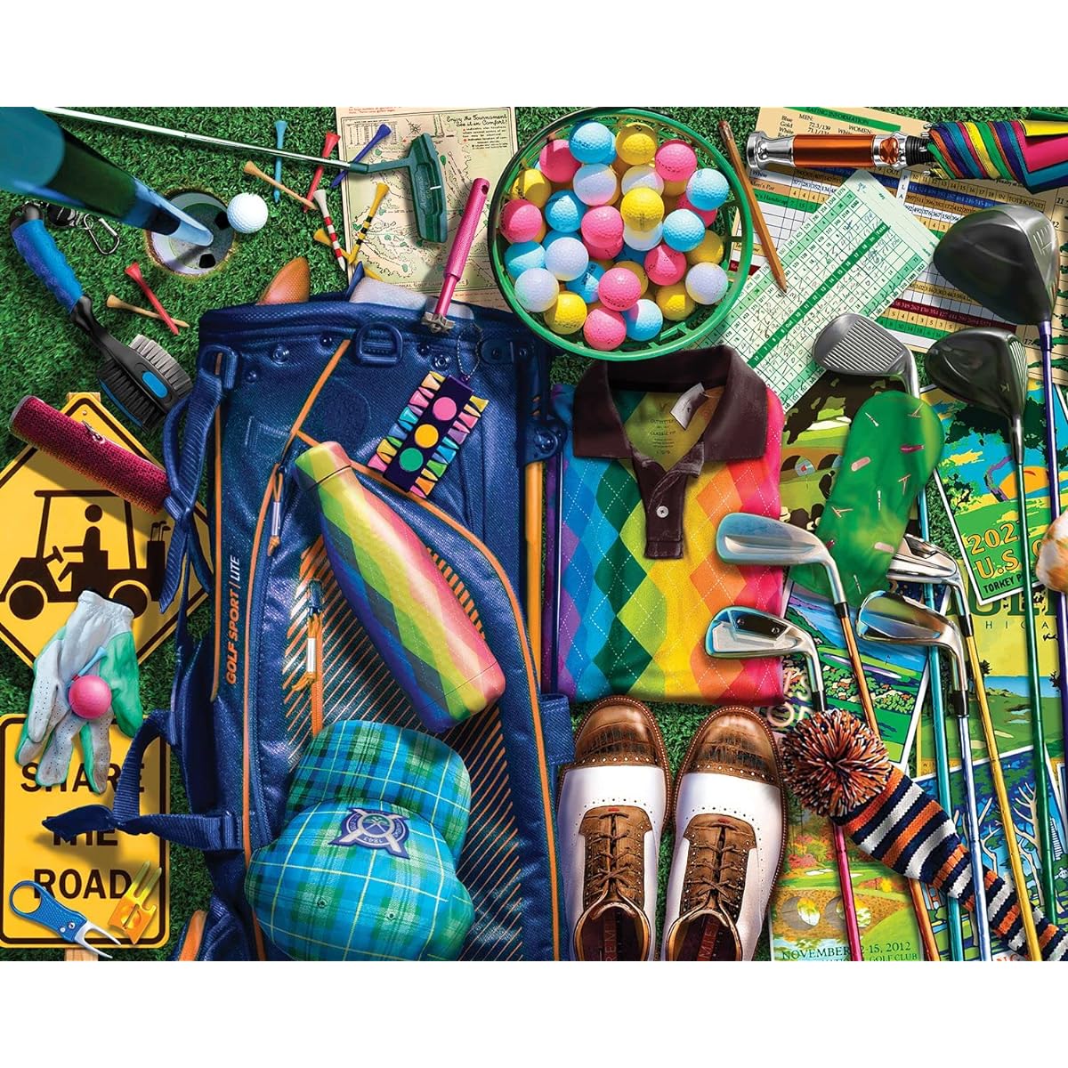 Springbok 1000 Piece Jigsaw Puzzle for Courses Made in the USA