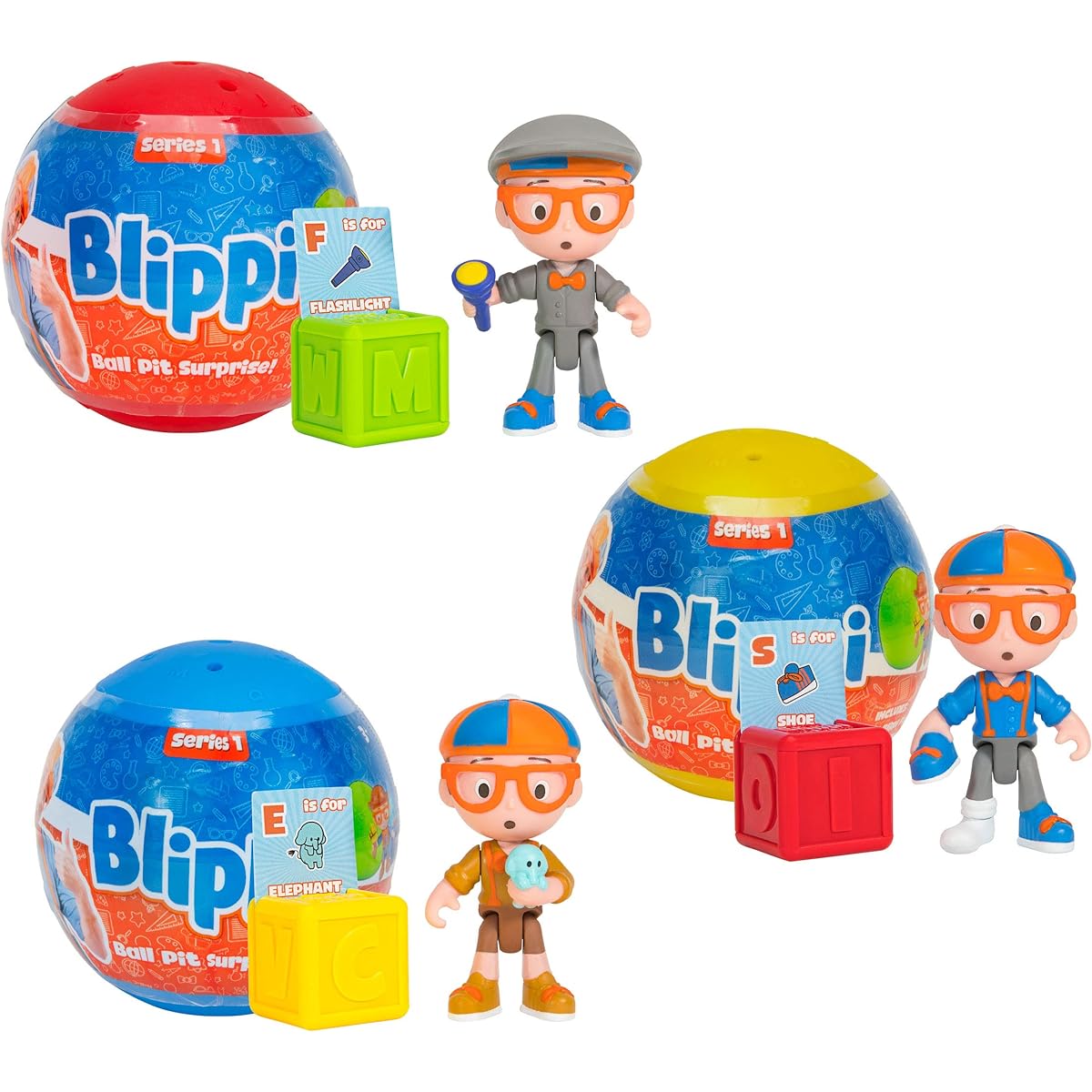 Blippi Ball Pit Surprise 3 Pack