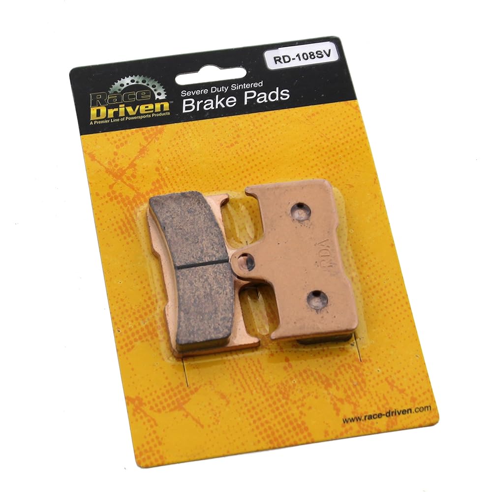 Race Driven Sintered Metal Heavy Duty Front and Rear Brake Pads for Yamaha Grizzly YFM 660 YFM660