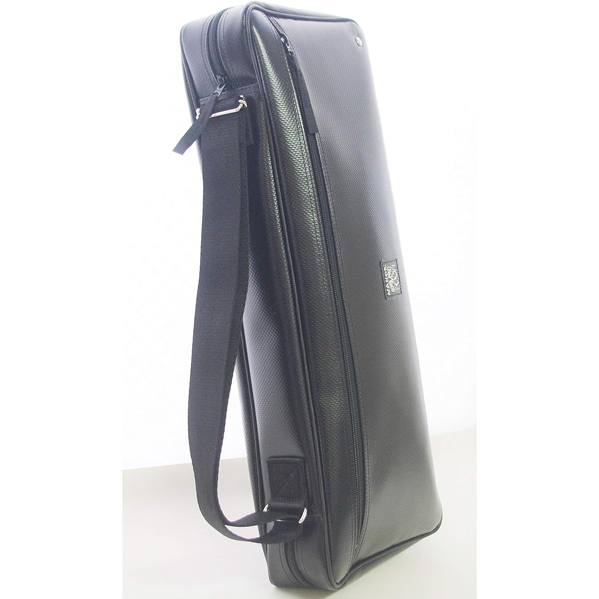 NAHOK handmade shinobue case "Ran 50" (for about 12 whistles) matte black [German waterproof fabric x special temperature adjustment function & shock absorption material] Fabric from Germany, Made in Japan.