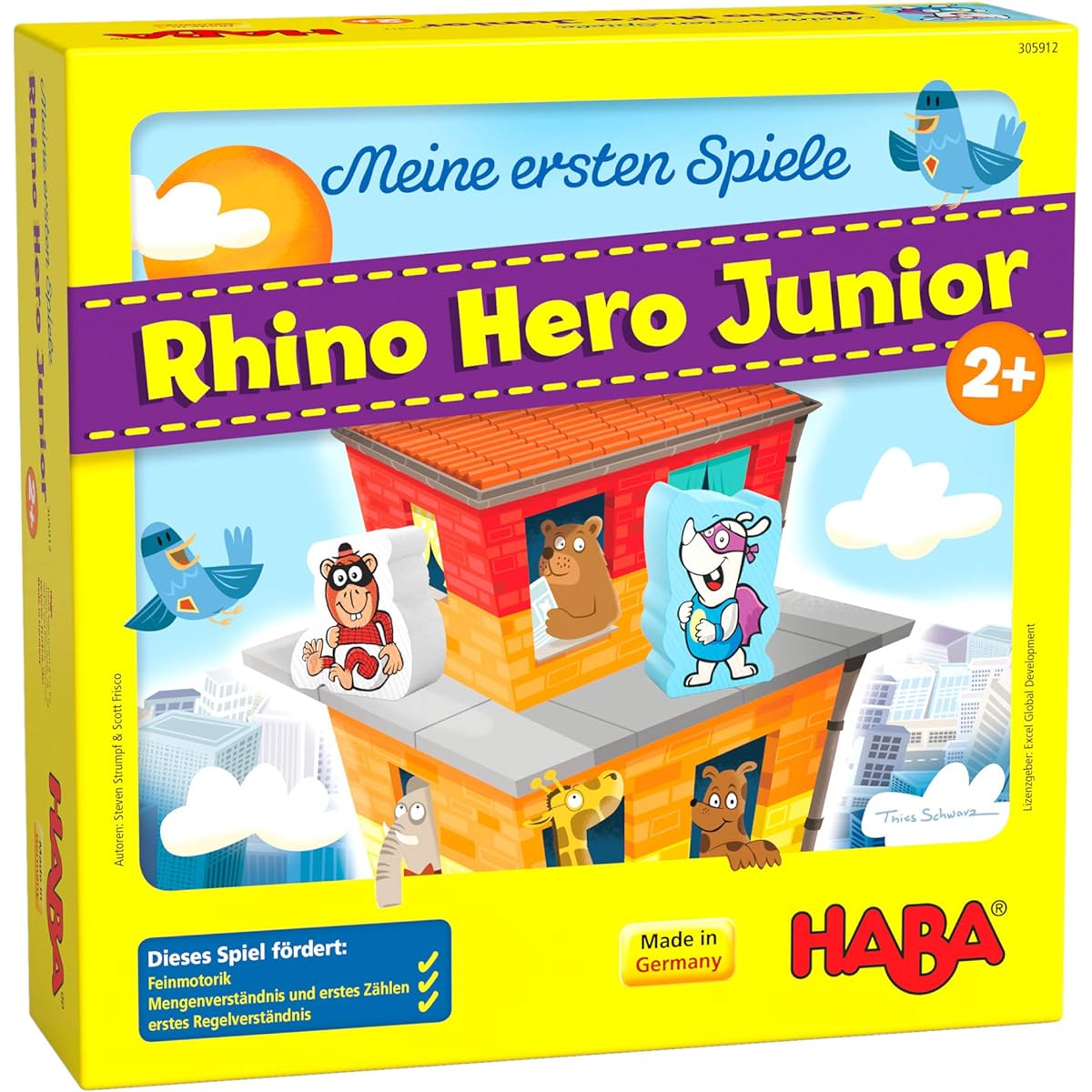 My first games - Rhino Hero Junior
