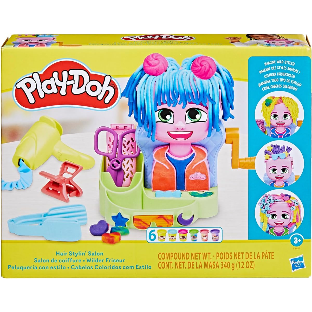 Play-Doh Hairstyling Salon Playset, F8807
