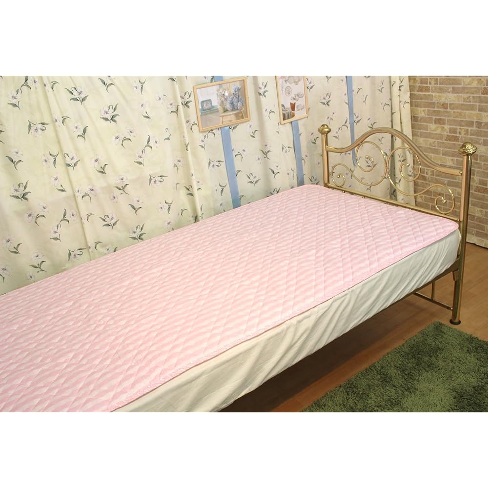 Romance Kosugi Mattress Pad, Pink, Semi-double, Ice Sleeping, Regular, Cool to the Touch, Deodorizing Cotton 1-3131-5613-8100