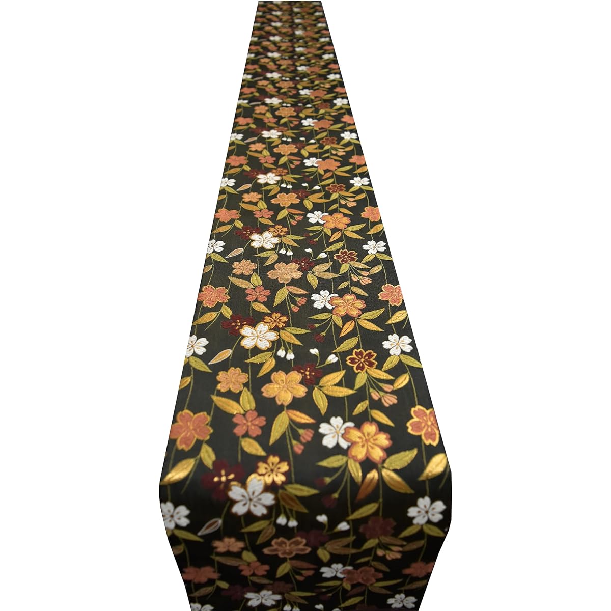 Shinsendo Kimono Table Runner Japanese Hospitality Japanese Table Coordination 180 x 20 cm (Sakura, 180 x 20 cm)