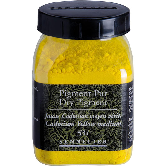 Sennelier Artist Dry Pigment 175ml Jar - Cadmium Yellow Medium