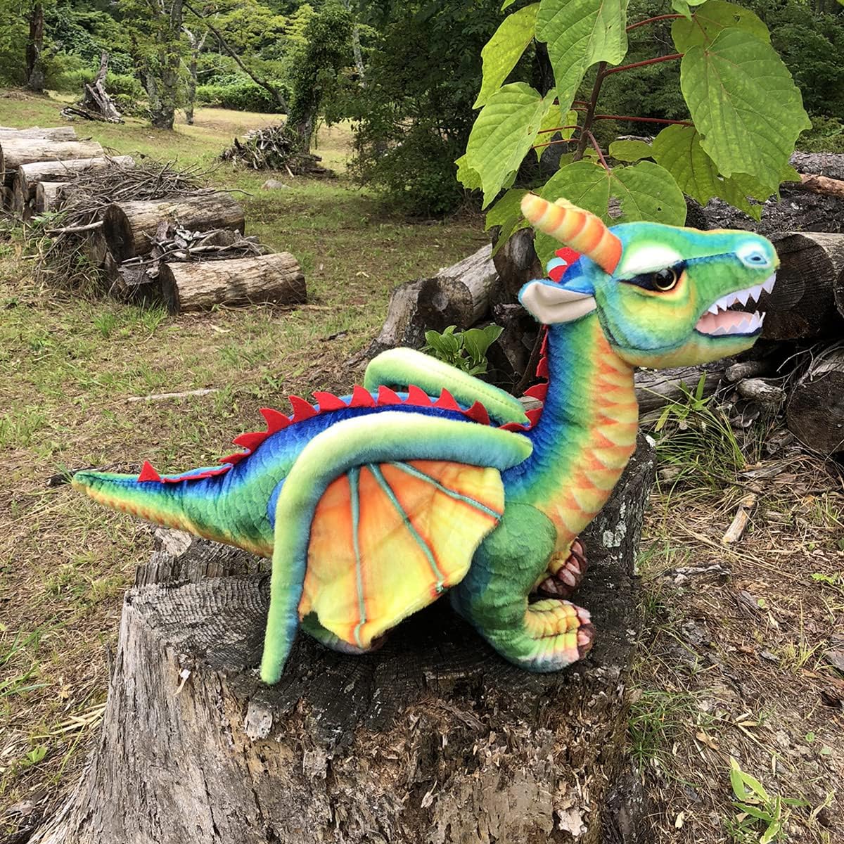 TigerTaleToys (Tiger Tail Toys) Dragon Plush Toy Realistic 60cm Year of the Dragon Dragon Pet Large Cool Dinosaur Vibrant [Genuine Japanese Product]