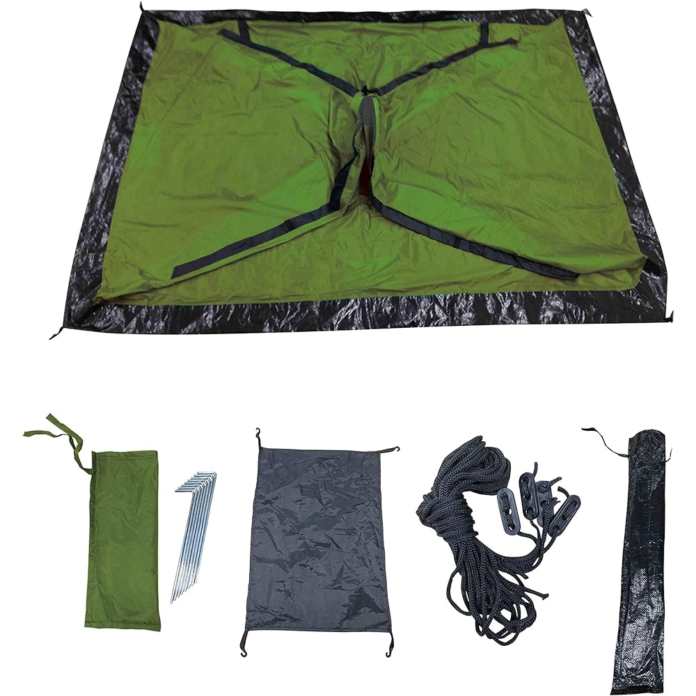 OUTDOOR MAN DOME TENT+ KOTT-003G | BBQ Outdoor Glamping Blackout Silver Coating | Easy to assemble, for 1 to 2 people