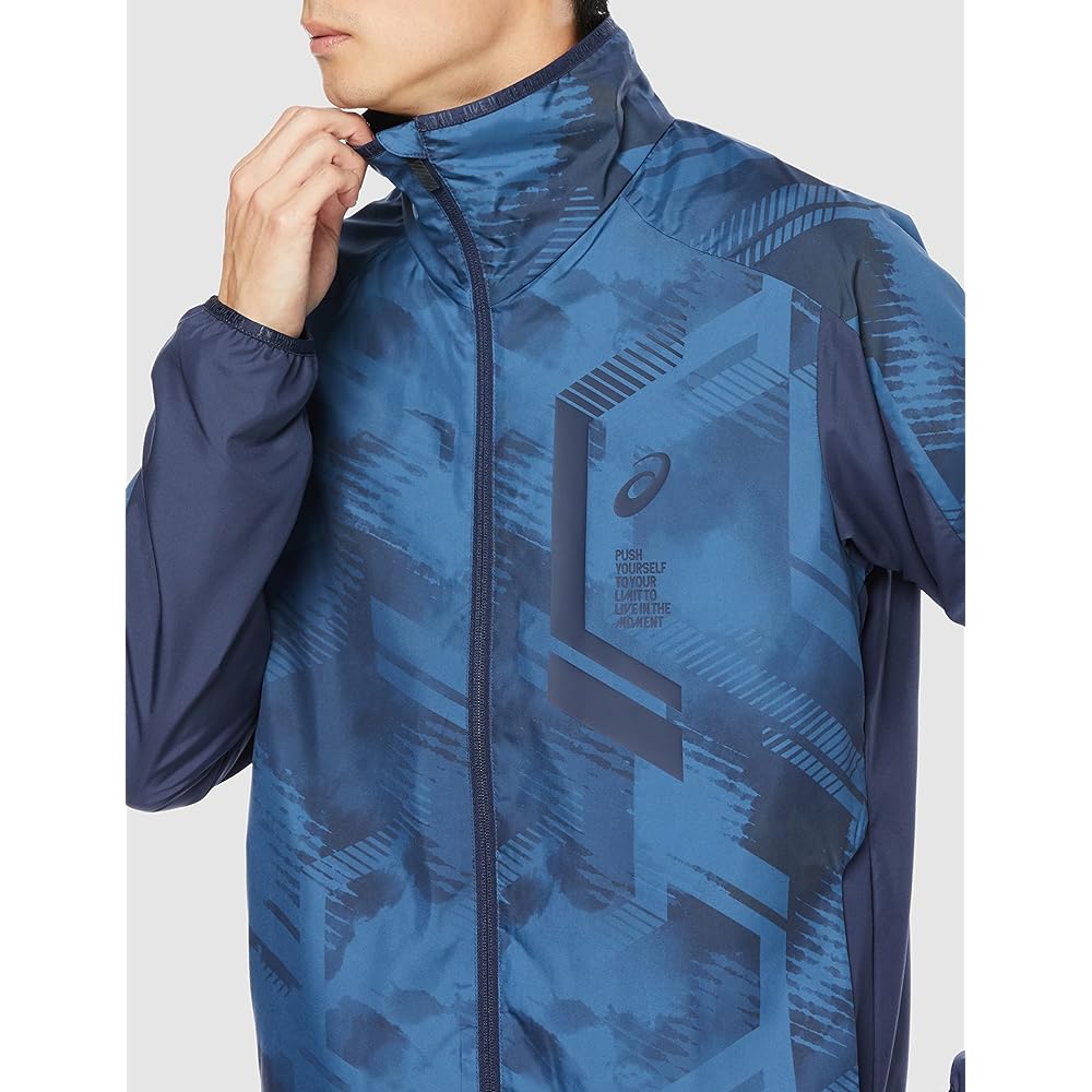[ASICS] Training Wear LIMO Lining Tricot Graphic Breaker Jacket 2031D589 Men's