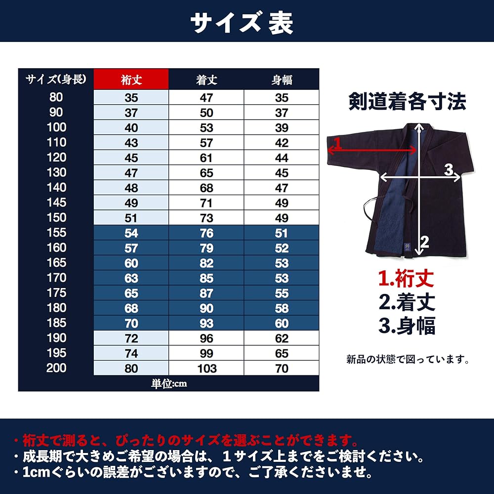 [Castle Sword Master] Kendo Gi, Jersey, Dogi, Suitable for All Seasons, Navy, Lattice Weave [No fading or shrinkage, quick drying]