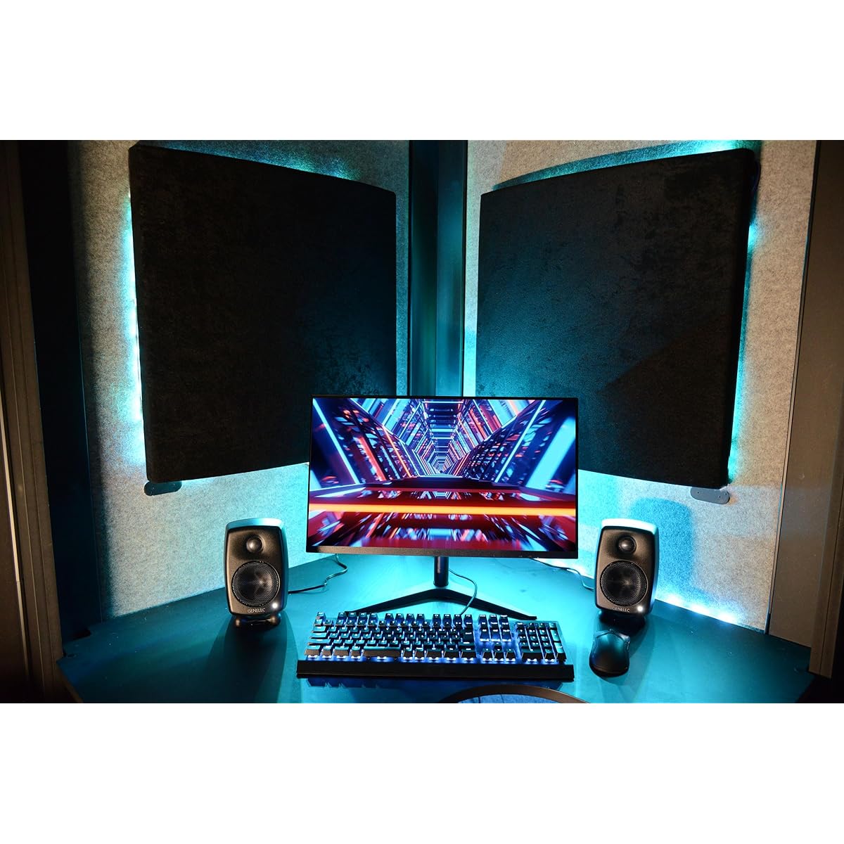 Vicoustic Cinema Round Premium Trial Pack (Black) Professional Sound Absorbing Material Sound Absorbing Panel Easy Installation Interior Gaming Musical Instruments Walls Ceilings